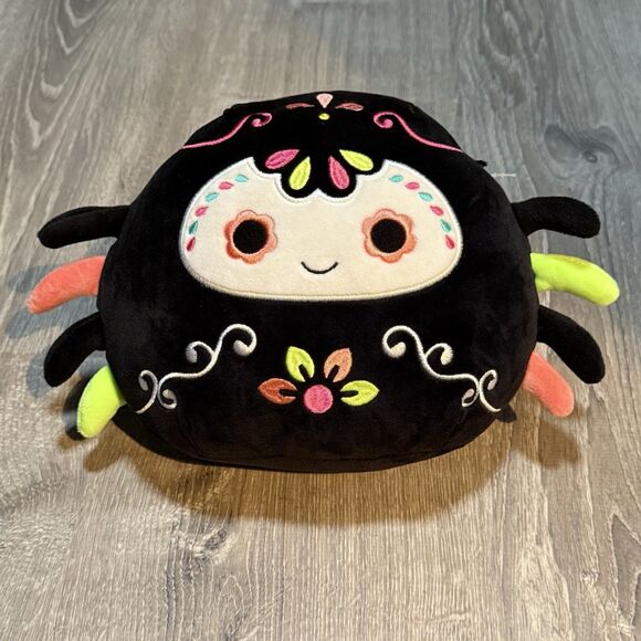 Squishmallows Gjemal Spider Plush – Halloween Día de los Muertos 8” – NWT - Picture 1 of 5